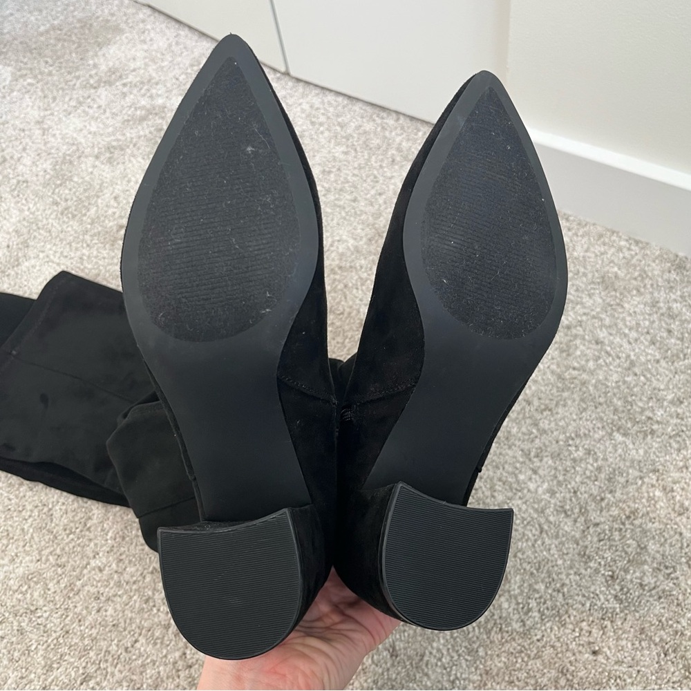 Steve Madden Over the Knee Boots - Black suede, 8.5 - Picture 5 of 7
